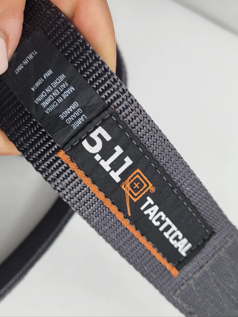 5.11 TACTICAL Duty Belt: L, 38 W in Max.Compatible Waist Size, Matte Nylon, 1.5